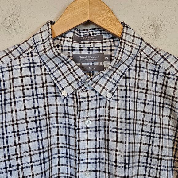 Daniel Cremieux Signature Collection Pima Cotton Non Iron Button Up Men's XXL - Picture 3 of 8
